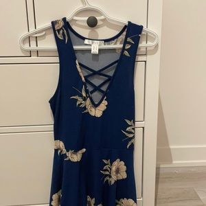 Blue Dress w/ Flowers